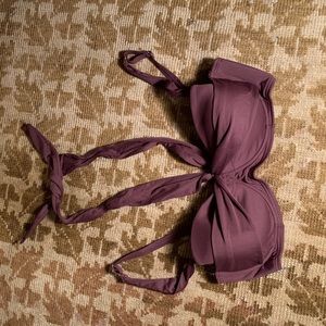 Chocolate Brown Wire Bikini Top